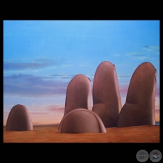 LAS MANOS DE URUGUAY, 2007 - Óleo de EMMANUEL FRETES ROY